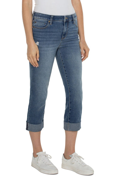 WIDE CROP ROLLED CUFF JEAN Jeans Liverpool 