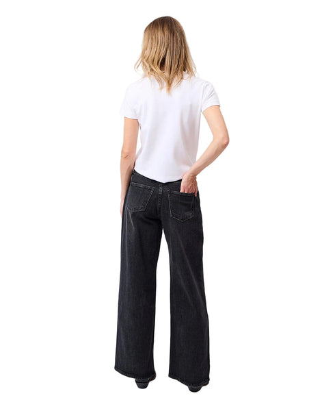 WIDE LEG CLASSIC RISE CHARCOAL YOGA JEANS Jeans Yoga Jeans 