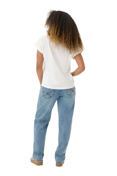 WILD SIDE LEOPARD PRINT T SHIRT T-Shirt CREAM 