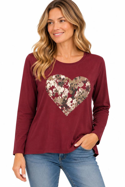 WINE HEART OF THE WORLD SOFT TOP Top Femme Fatale 