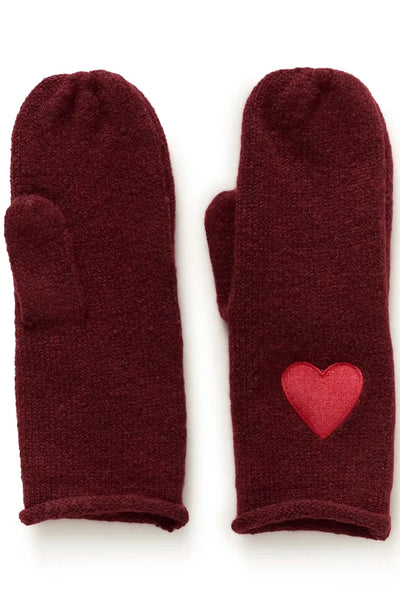 WINE MITTENS WITH RED HEART CULTURE Wine 