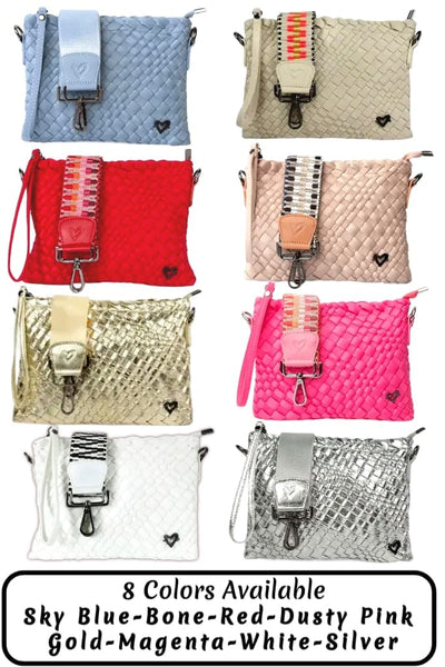 WOVEN CROSSBODY Handbag prenelove 