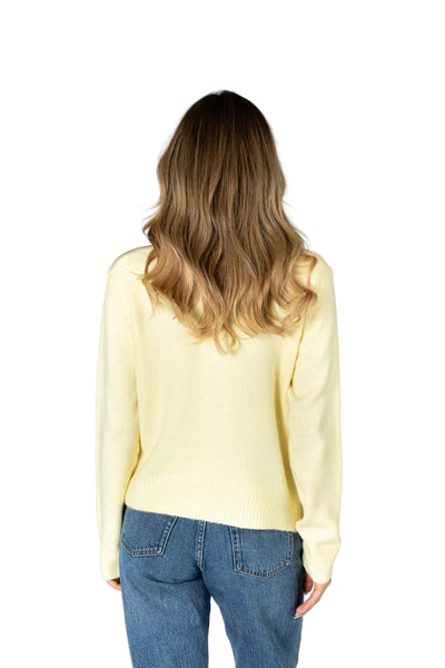 YELLOW BOW BUTTON DOWN CARDIGAN Cardigan LYLA + LUXE 
