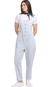 YOGA JEANS KIM PINSTRIPE OVERALLS – FashionWear Canada
