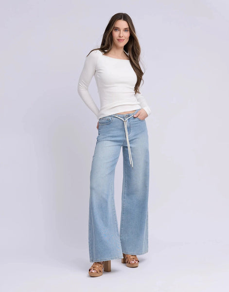 YOGA JEANS LILY WIDE LEG LIGHT CLASSIC JEAN Jeans Yoga Jeans 