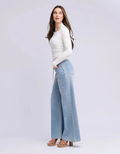 YOGA JEANS LILY WIDE LEG LIGHT CLASSIC JEAN Jeans Yoga Jeans 