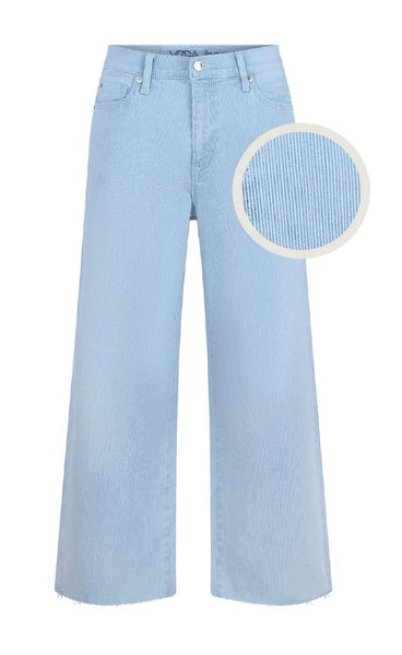 YOGA JEANS LILY WIDE LEG PINSTRIPE CROP FLARE Jeans Yoga Jeans 