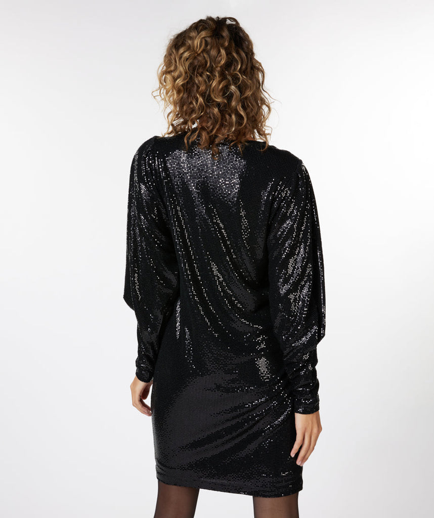 BLACK SEQUIN DRESS – FashionWear Canada