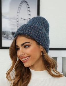 BLUE SPECKLED HAT Hats FashionWear Collection Blue 