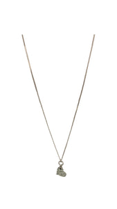 DAINTY SILVER HEART NECKLACE FashionWear Collection 