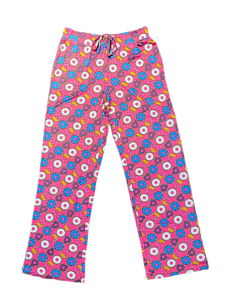 DONUTS PRINT PJ PANTS FashionWear Collection S Pink/Multi 