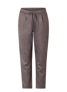 DRAW STRING GREY SUEDED JOGGER PANT Jogger Yest 4 Faded Grey 