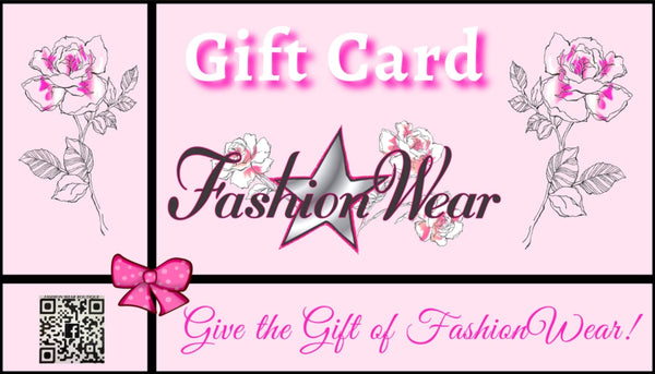 FashionWear GIFT CARDS Gift Cards FashionWear Canada $50.00 
