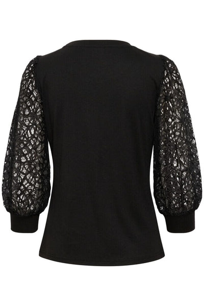 FLORAL LACE SLEEVE TOP Top Kaffe 