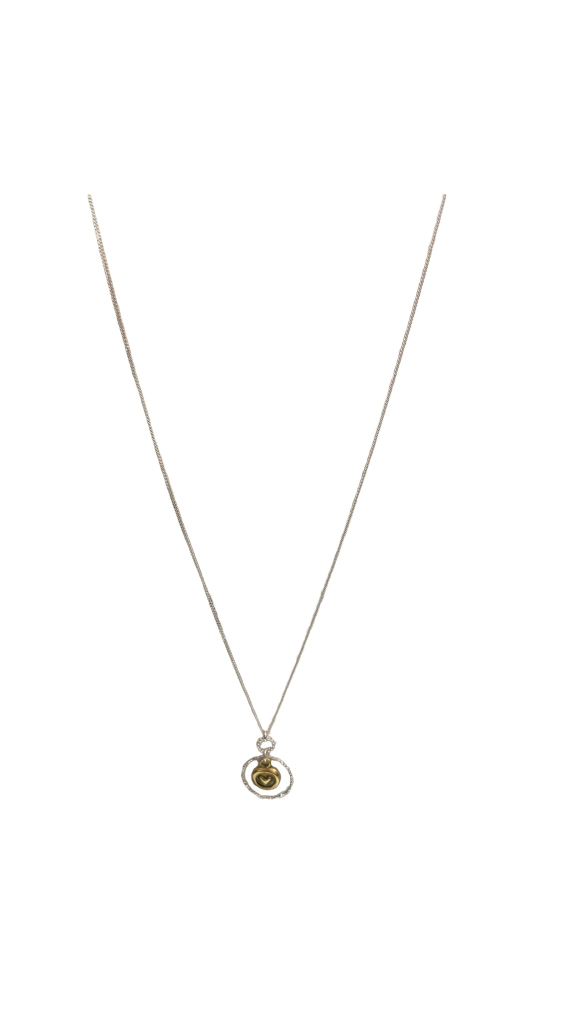 GOLD HEART DROP NECKLACE FashionWear Collection Gold 