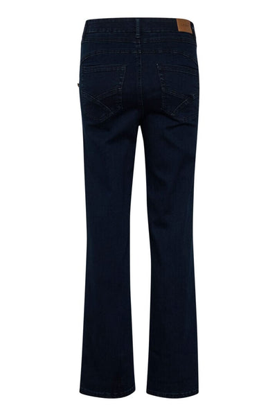 HIGH WAIST WIDE LEG BUTTON DETAIL JEAN Jeans CREAM 