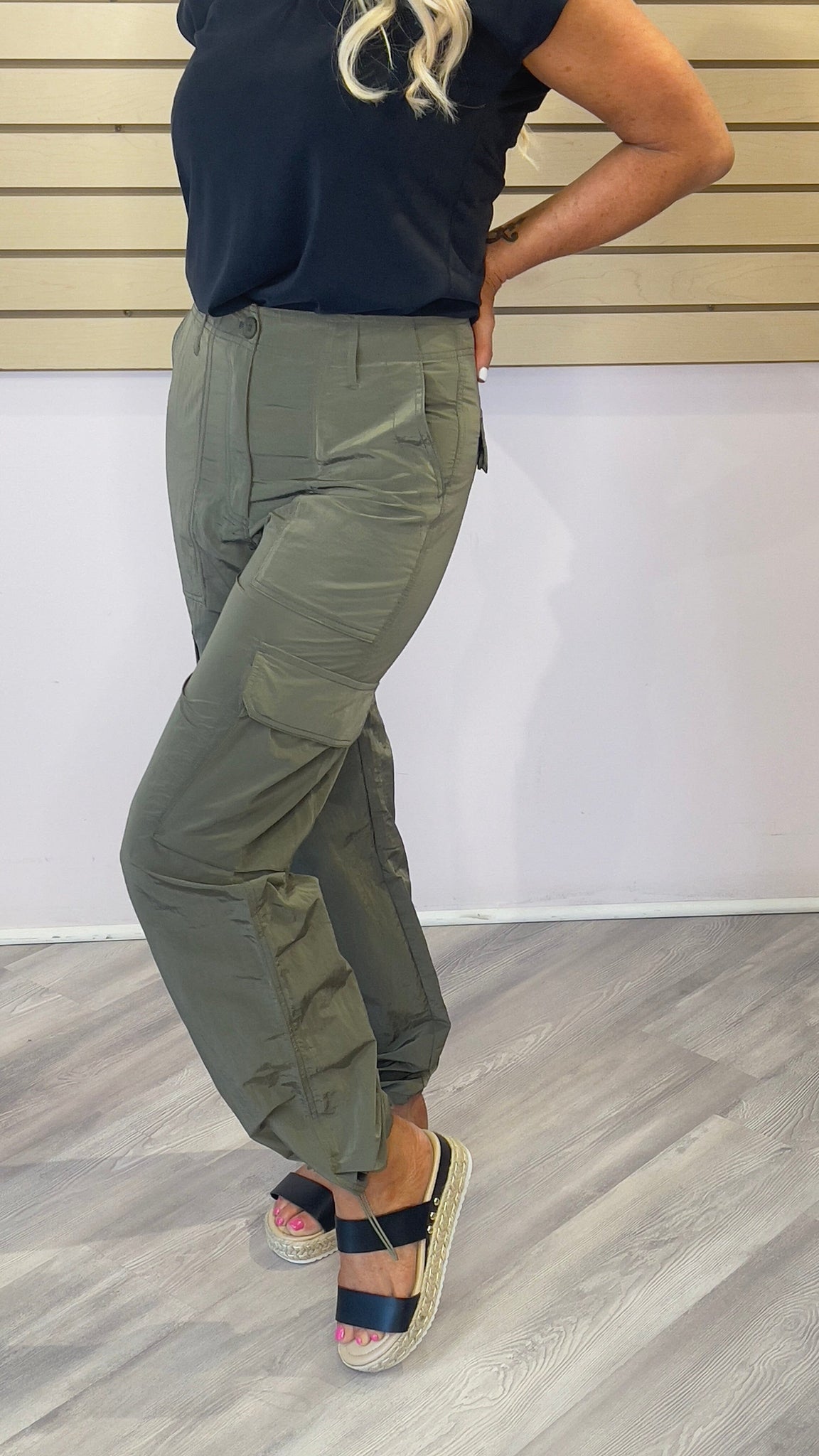 LIGHT WEIGHT OLIVE CARGO PANT Cargo FashionWear Collection XS Sage 