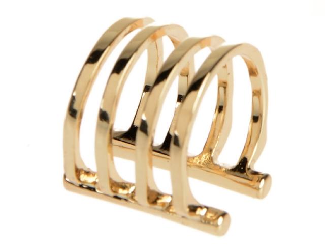 GOLD REVERSIBLE RING Jewelry FashionWear Collection O/S 