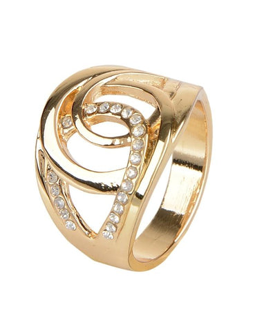 GOLD CIRCLE RING Jewelry FashionWear Collection 07 