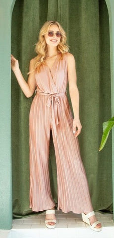ROSE PLEATED JUMPSUIT jumpsuit FashionWear Collection 