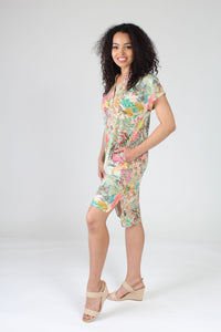 TROPICAL PRINT SUN DRESS Dress Fresh FX S Multi 