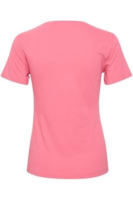 BASIC PINK V NECK T SHIRT T-Shirt CREAM 